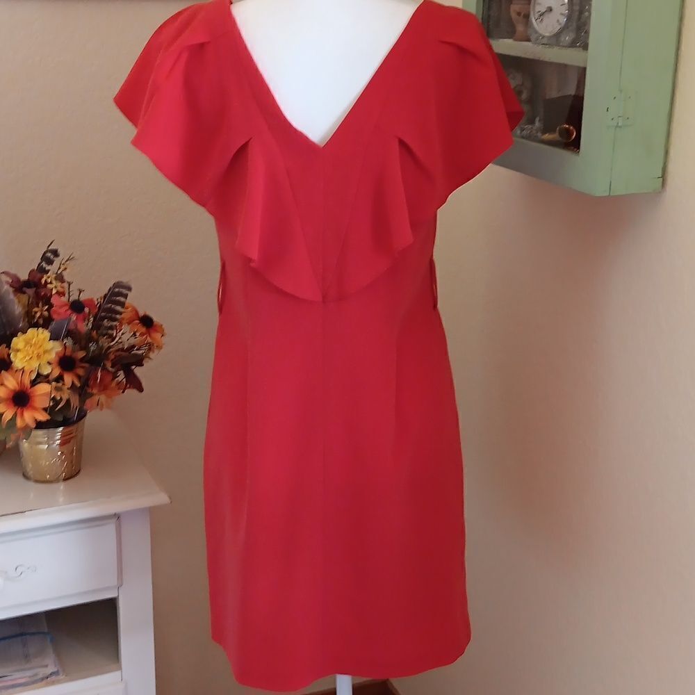 Wayne Cooper Red Dress - Picture 2 of 11